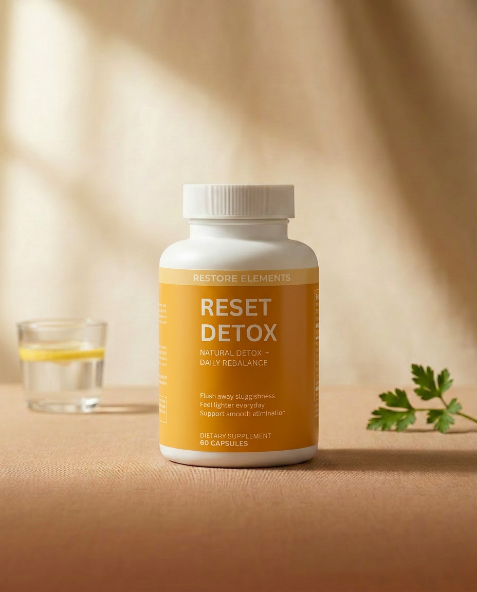 Reset Detox in a realistic daily routine setting