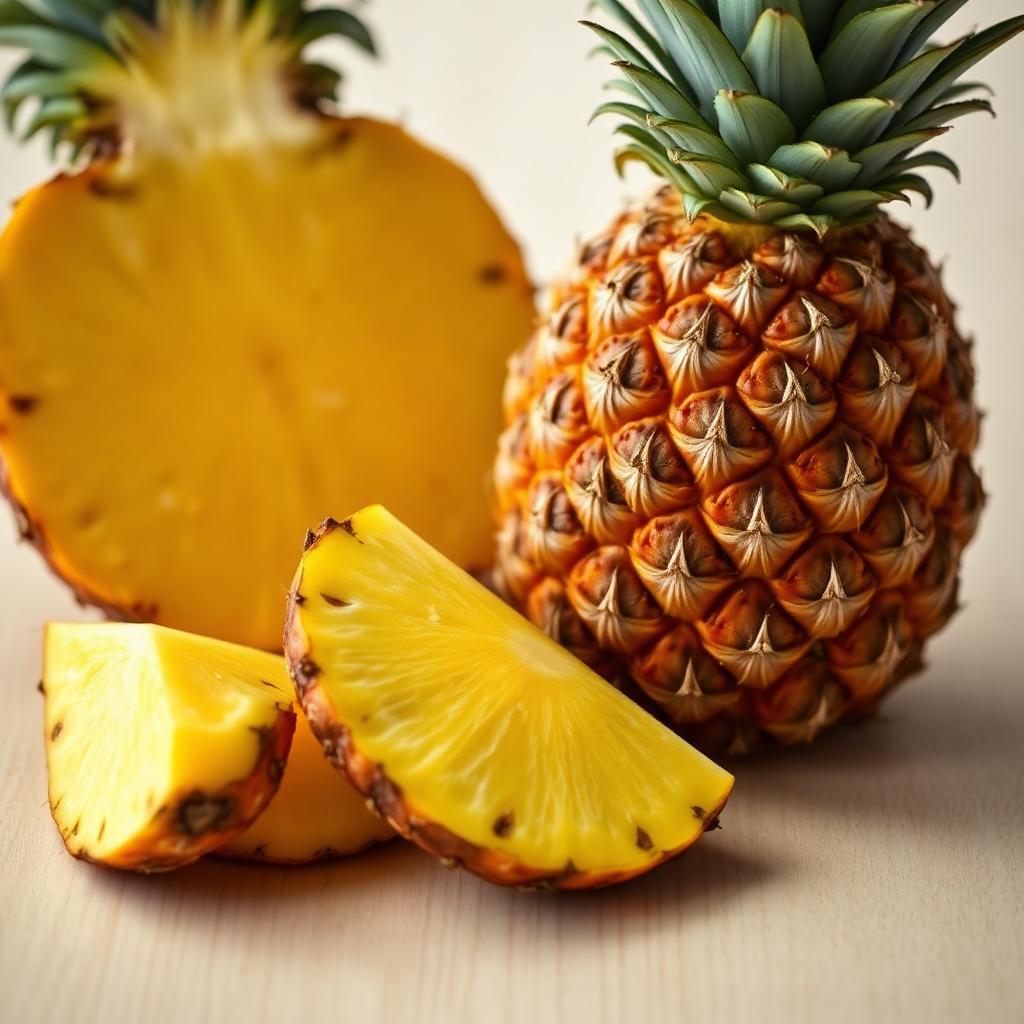 Pineapple — natural source of 90 GDU Bromelain