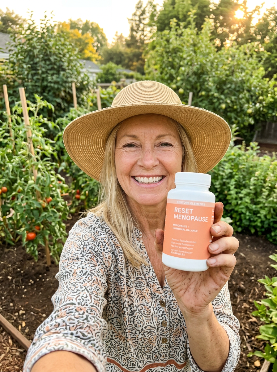 Reset Menopause — kitchen, late light