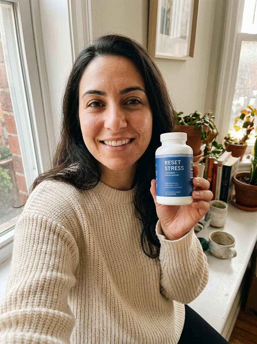 Reset Stress — bedside, evening read
